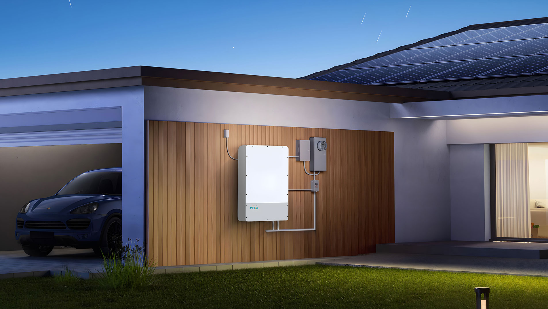 Powerwall 48V200Ah 10kWh LifePO4 Lithium Battery YiLiNK iPower 