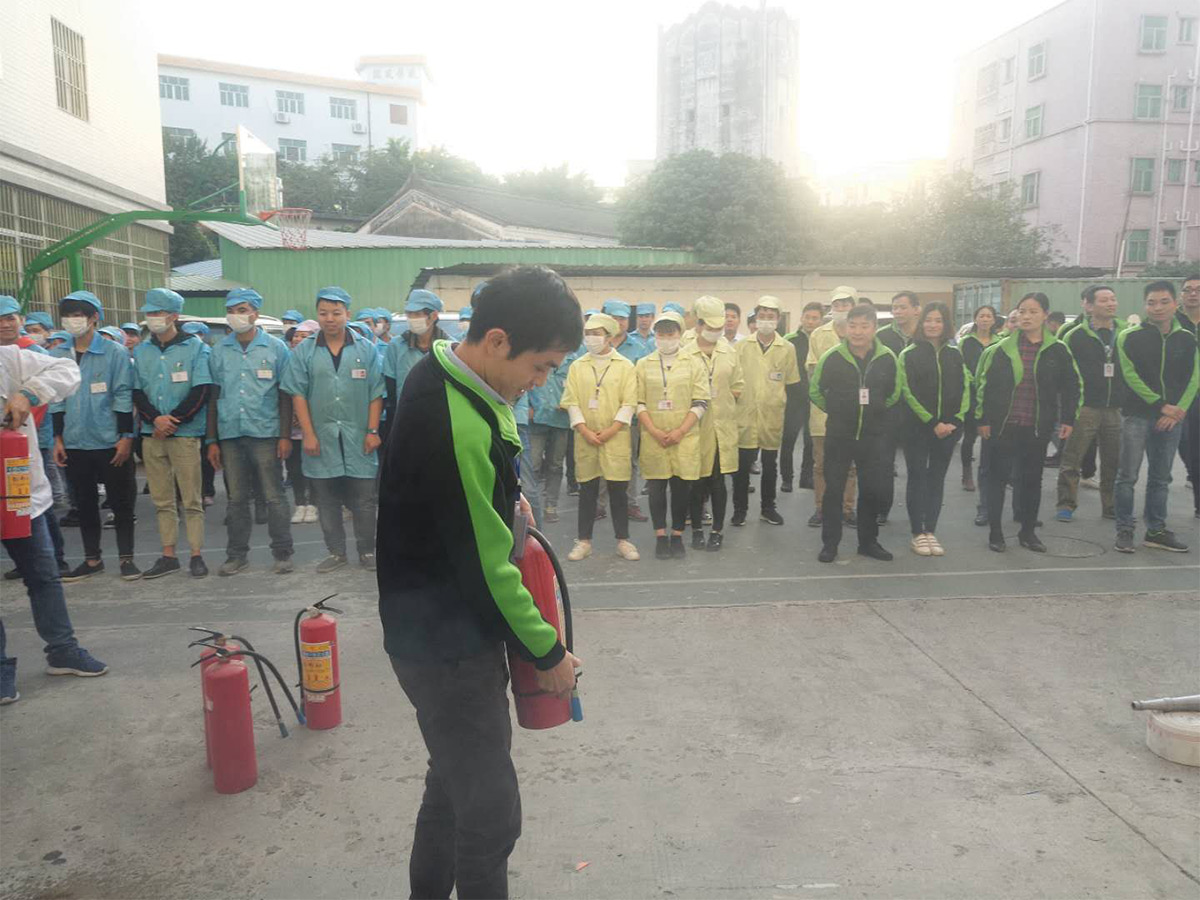 Safety Training and Fire Drill, YILINK is in action