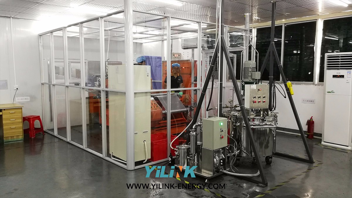 Dust-free coating production line
