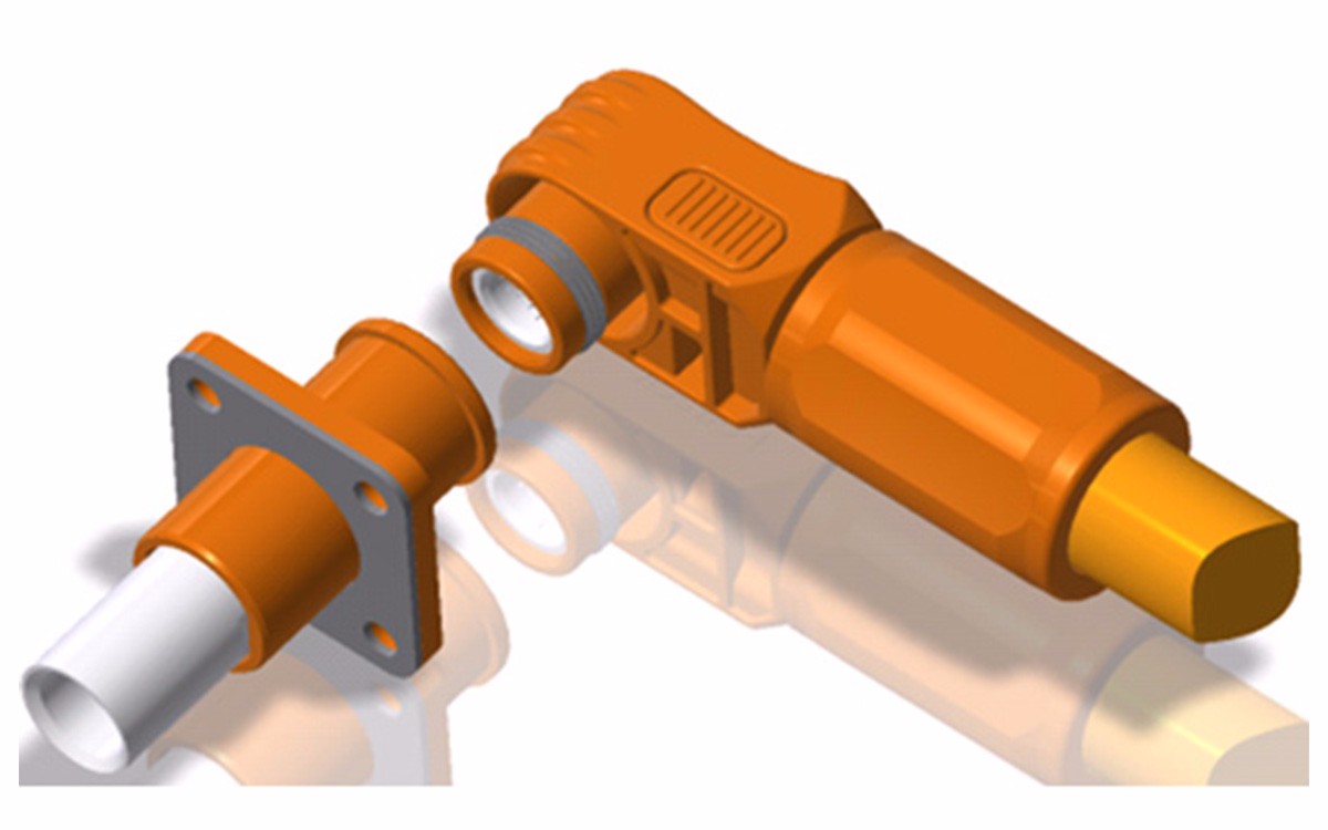 Solar battery connector