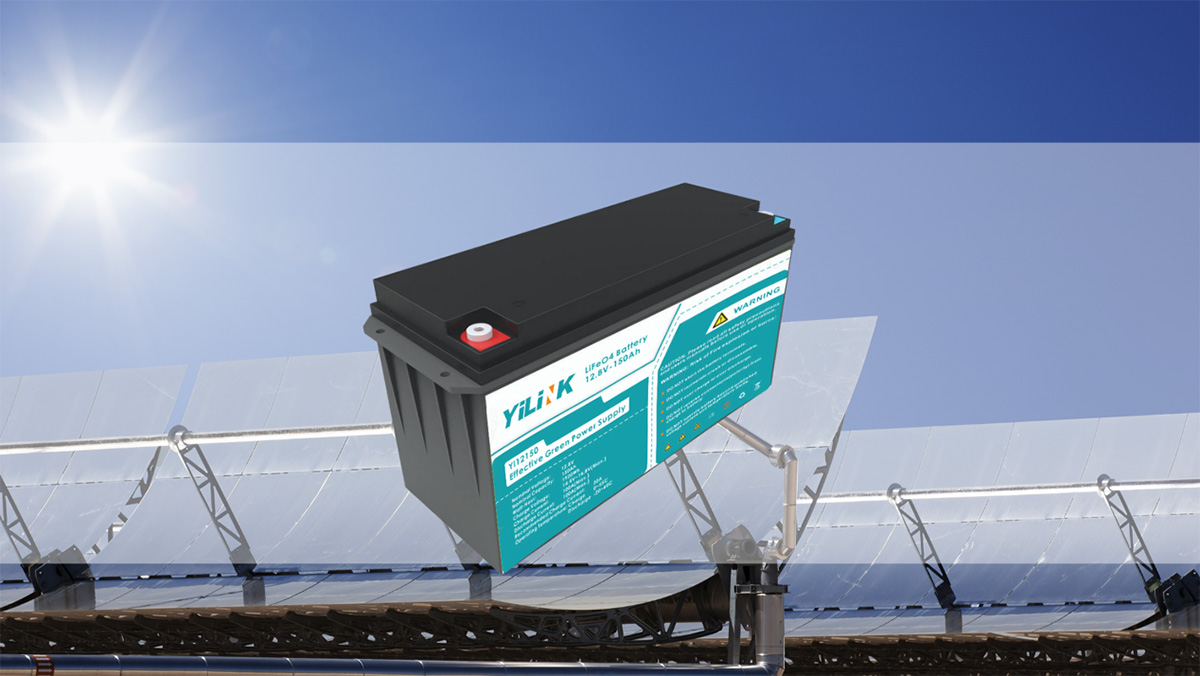 12V battery,solar battery.yilink lithium ion battery LFP battery