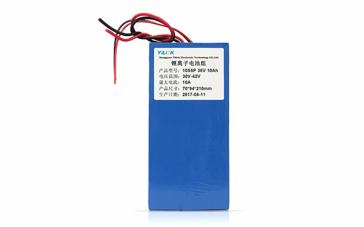 Lithium-ion NCM  36V10AH Battery Pack For Electric Vehicle