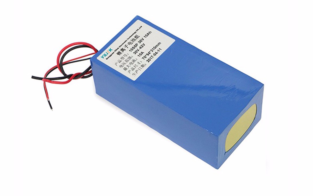 Lithium-ion NCM  36V10AH Battery Pack For Electric Vehicle