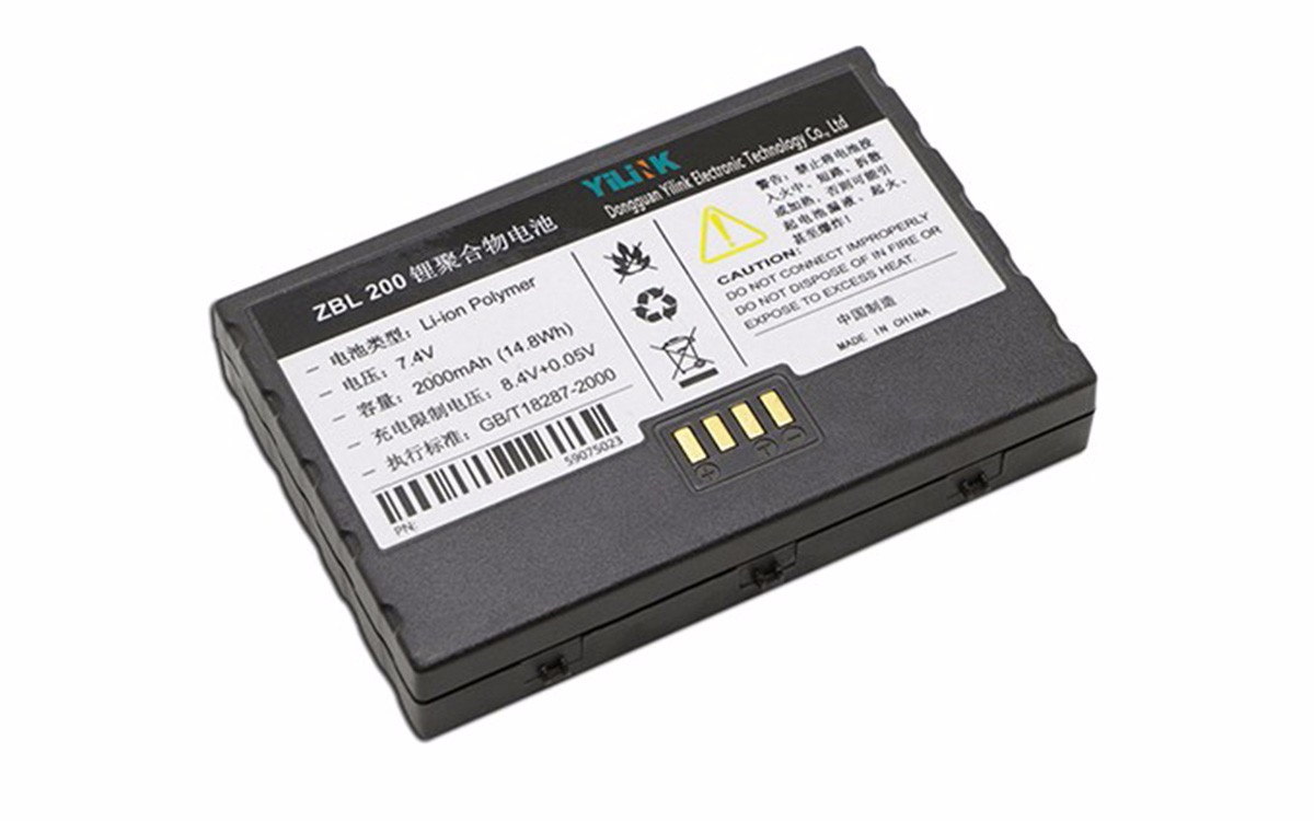  Lithium Li-polymer 7.4V 2AH Battery Pack For Handheld Device