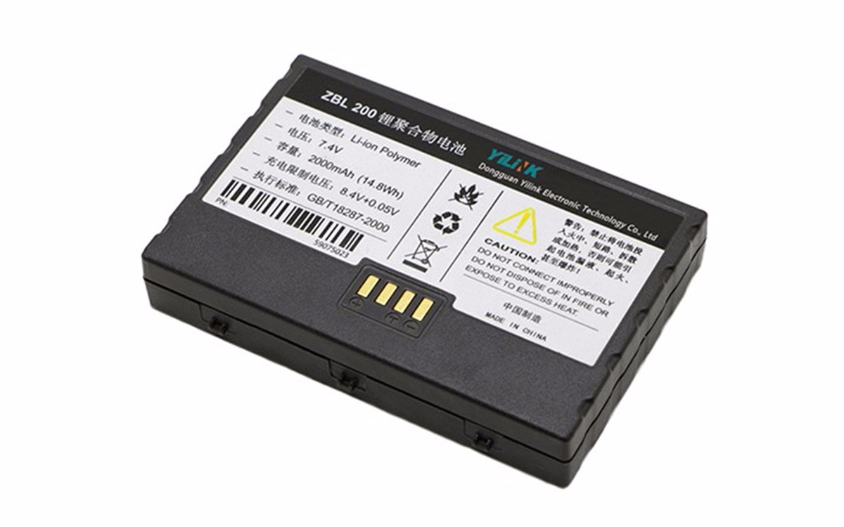  Lithium Li-polymer 7.4V 2AH Battery Pack For Handheld Device