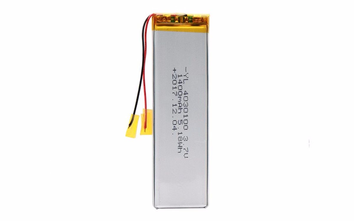 Lithium Li-polymer  4030100 3.7V 1400mAh Battery Pack For Induction Lamp