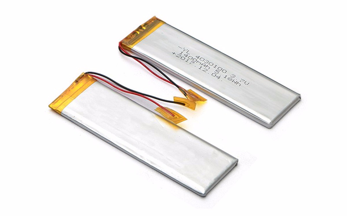 Lithium Li-polymer  4030100 3.7V 1400mAh Battery Pack For Induction Lamp