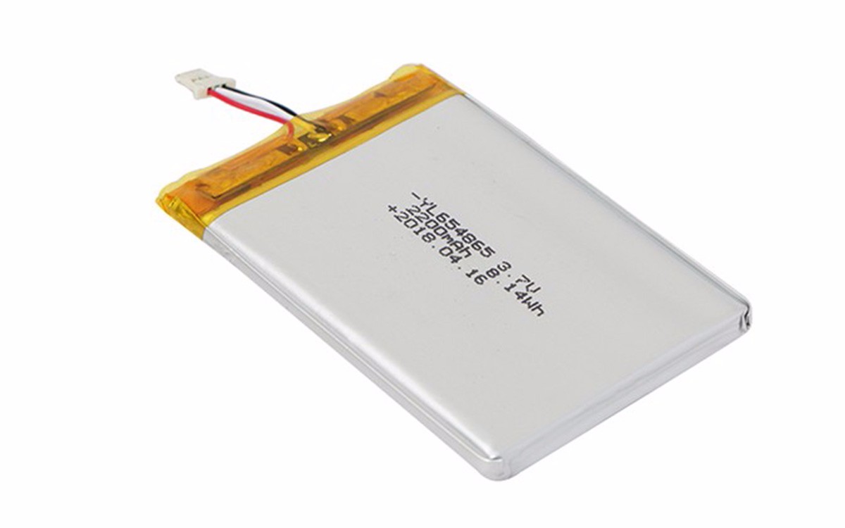 Lithium Li-polymer  654865 3.7V 2200mAH Battery Pack For Digital Products