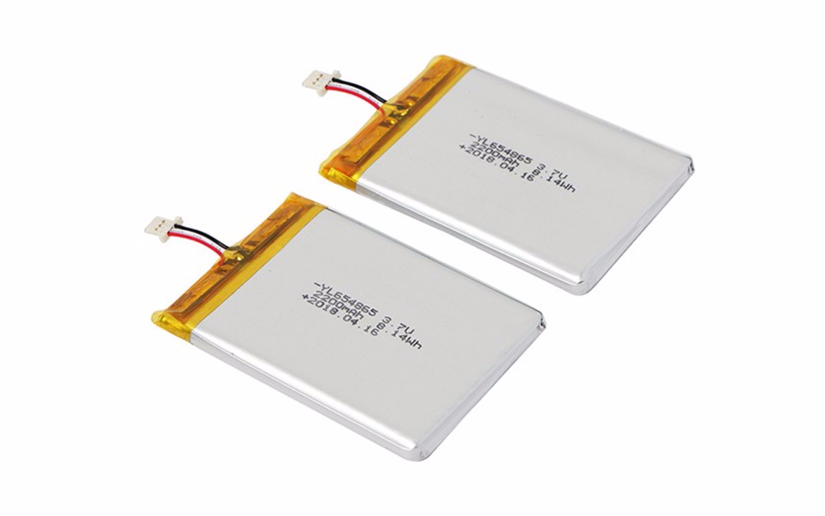 Lithium Li-polymer  654865 3.7V 2200mAH Battery Pack For Digital Products