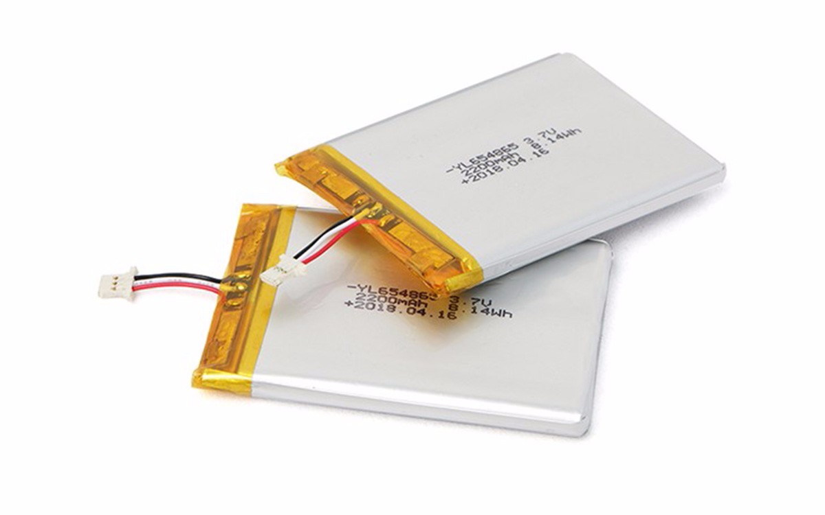 Lithium Li-polymer  654865 3.7V 2200mAH Battery Pack For Digital Products