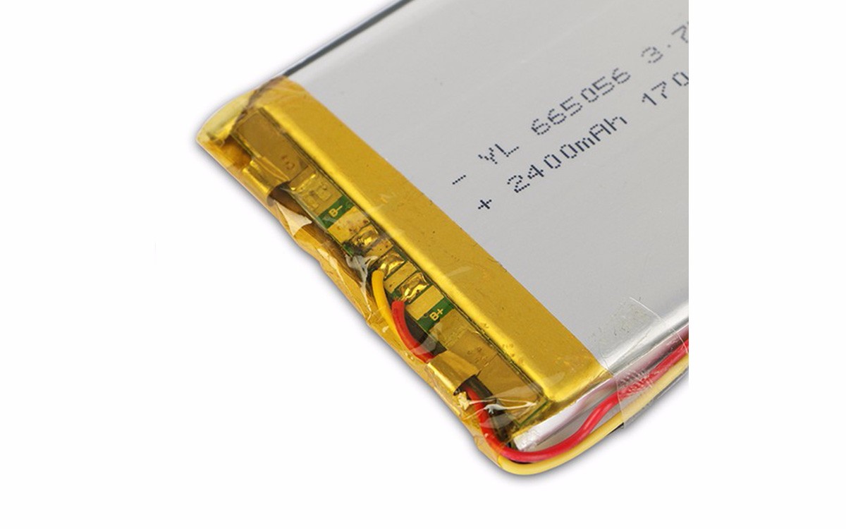 Lithium Li-polymer 665056 3.7V 2400mAH Battery Pack For Digital Products