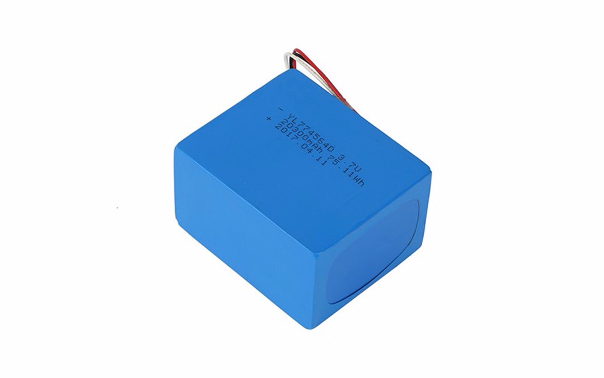 Lithium Li-polymer 7745640 3.7V 20.3AH Battery Pack For Outdoor Equipment