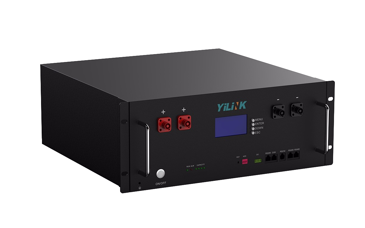 Rack Mounted 48V150Ah 7.2Kwh LifePO4 Lithium Battery YILINK iPower 