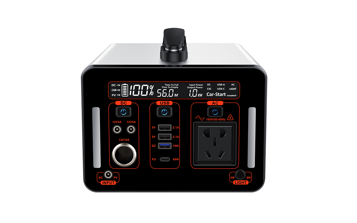 Portable Power Station 1000W 1000WH Lithium Battery Etaker YILINK